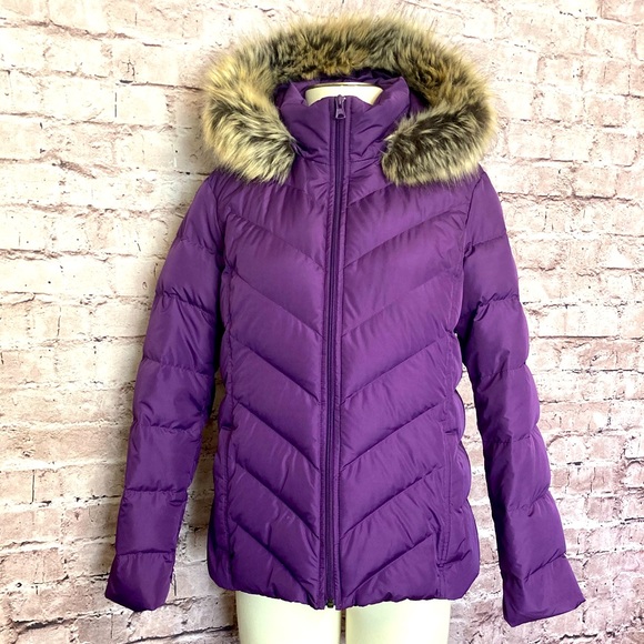 Lands' End Jackets & Coats Lands End Down Quilted Jacket With Removable Hood Mp Poshmark